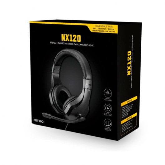 NiTHO NX120 Auriculares Gaming Negros
