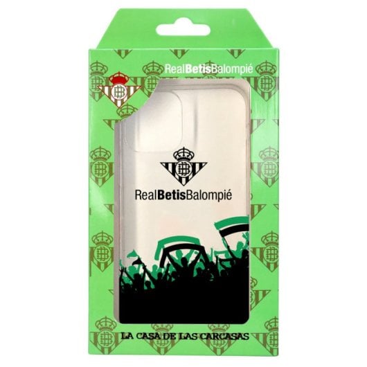 Funda Licencia Oficial Real Betis Balompié Fondo Hinchada Bética Negro para iPhone 8 Plus