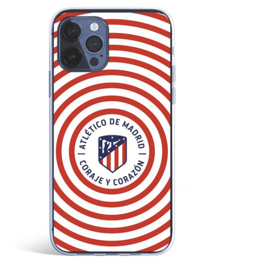 Funda Para Poco X6 Pro Del FC Barcelona - Licencia Oficial, Silicona Flexible, Transparente Con Escudo Rojo Y Azul
