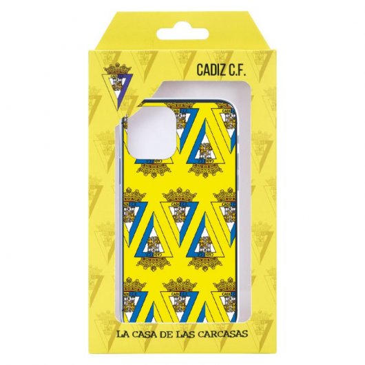 Funda Licencia Oficial Cádiz CF Patrón Escudo Cádiz para iPhone XR