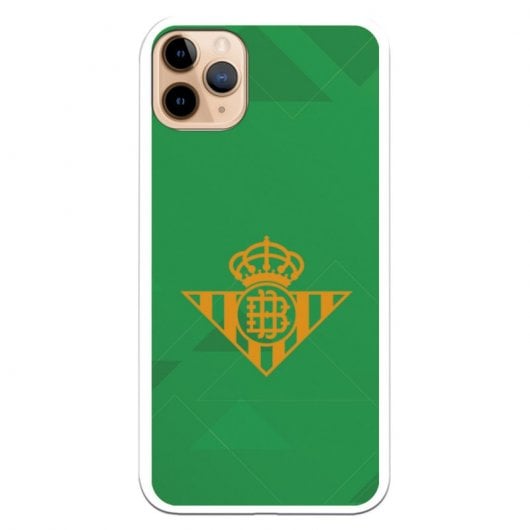 Funda Licencia Oficial Real Betis Balompié Escudo Amarillo para iPhone 11 Pro Max