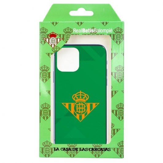 Funda Licencia Oficial Real Betis Balompié Escudo Amarillo para iPhone 11 Pro Max