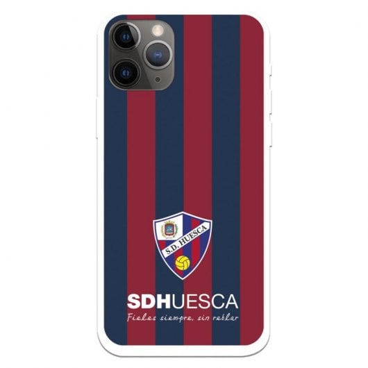 Funda Licencia Oficial SD Huesca Bandas Rojas y Azules para iPhone 11 Pro