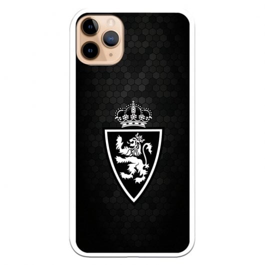 Funda Licencia Oficial Real Zaragoza Fondo Negro para iPhone 11 Pro Max