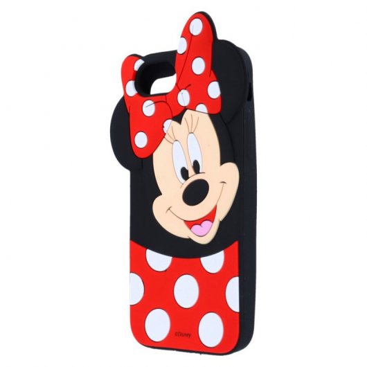 Funda Oficial Clásicos de Disney Minnie Silicona 3D Flexible para iPhone 7