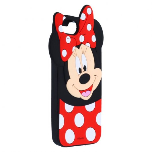 Funda Oficial Clásicos de Disney Minnie Silicona 3D Flexible para iPhone 7