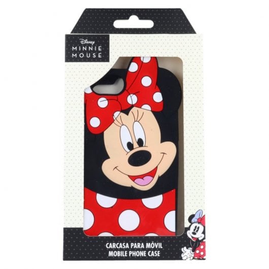 Funda Oficial Clásicos de Disney Minnie Silicona 3D Flexible para iPhone 7
