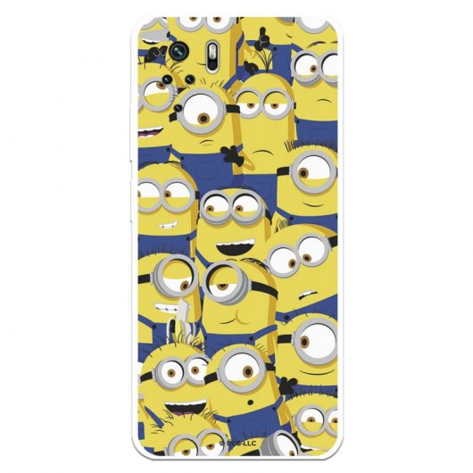 Funda Oficial de Los Minions Caras para Xiaomi Redmi Note 10