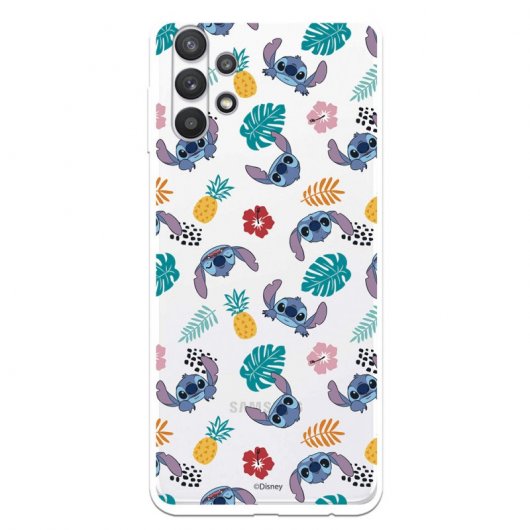 Funda Oficial de Disney Stitch Siluetas Lilo & Stitch para Samsung Galaxy A32 5G