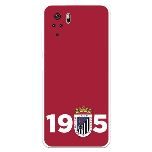 Funda Licencia Oficial Club Deportivo Badajoz 1905 Fondo Rojo para Xiaomi Redmi Note 10