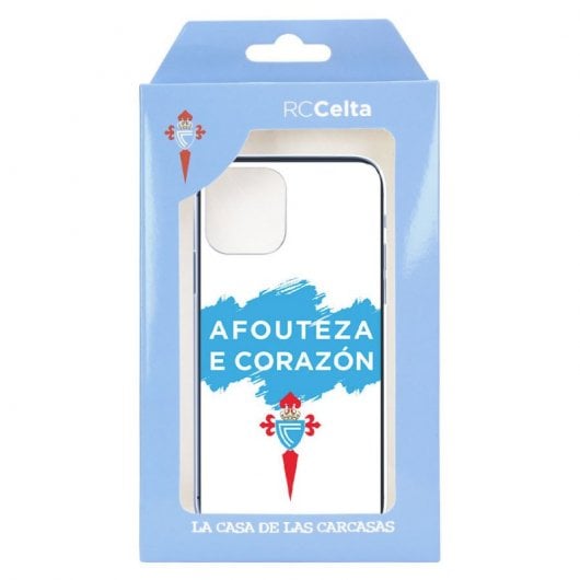 Funda Licencia Oficial RC Celta Afouteza E Corazón para Xiaomi Redmi Note 10