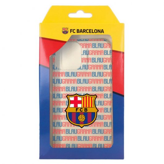 Funda Licencia Oficial FC Barcelona Escudo Fondo Blaugrana para Xiaomi Redmi Note 10