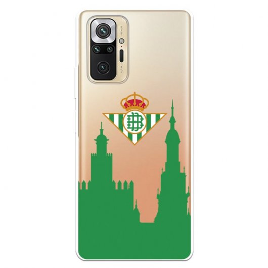 Funda Licencia Oficial Real Betis Balompié Escudo Betis Ciudad para Xiaomi Redmi Note 10 Pro