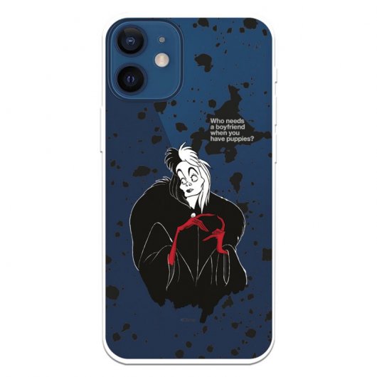 Funda Oficial de Disney Cruella Who Needs a Boyfriend para iPhone 12 Mini