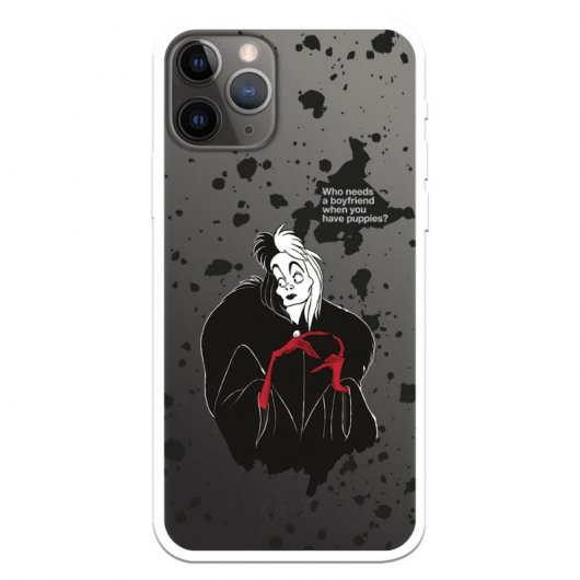 Funda Oficial de Disney Cruella Who Needs a Boyfriend para iPhone 11 Pro