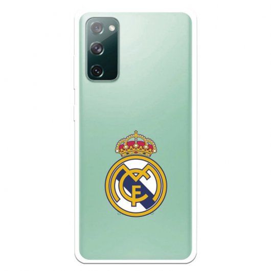 Funda del Madrid Escudo Transparente Licencia Oficial Real Madrid para Samsung Galaxy S20 FE