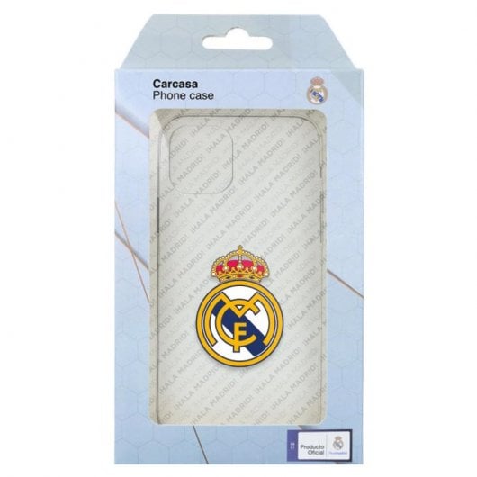 Funda del Madrid Escudo Transparente Licencia Oficial Real Madrid para Xiaomi Redmi 9A