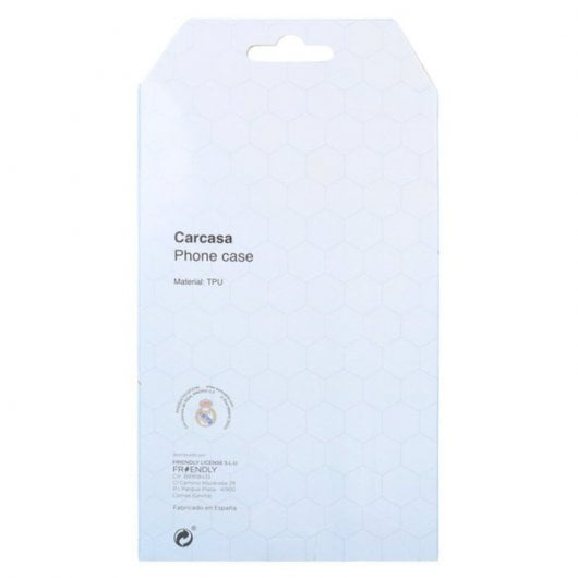 Funda del Madrid Escudo Transparente Licencia Oficial Real Madrid para Xiaomi Redmi 9A