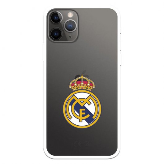 Funda Licencia Oficial Real Madrid Escudo Transparente para iPhone 11 Pro