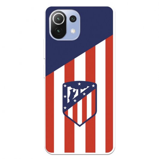 Funda del Atleti Escudo Fondo Atletico Licencia Oficial Atlético de Madrid para Xiaomi Mi 11 Lite