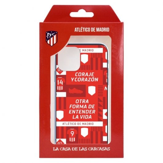 Funda del Atleti Coraje y corazón Licencia Oficial Atlético de Madrid para Xiaomi Mi 11 Lite