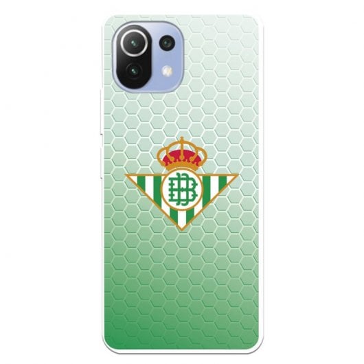 Funda del Betis Escudo Fondo Degradado Licencia Oficial Real Betis Balompié para Xiaomi Mi 11 Lite