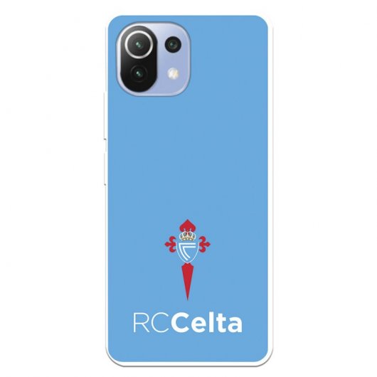 Funda del Celta Escudo Fondo Azul Licencia Oficial RC Celta para Xiaomi Mi 11 Lite