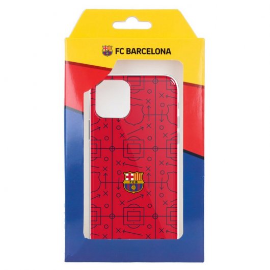 Funda del Barcelona Escudo Fondo Rojo Tactics Licencia Oficial FC Barcelona para Xiaomi Mi 11 Lite