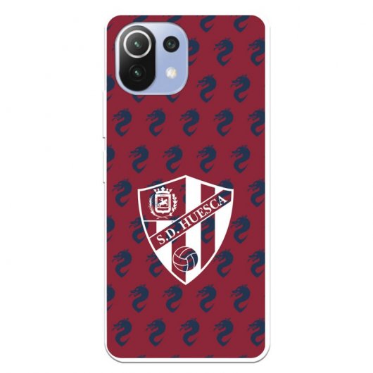 Funda del Huesca Patrón Dragones Licencia Oficial SD Huesca para Xiaomi Mi 11 Lite