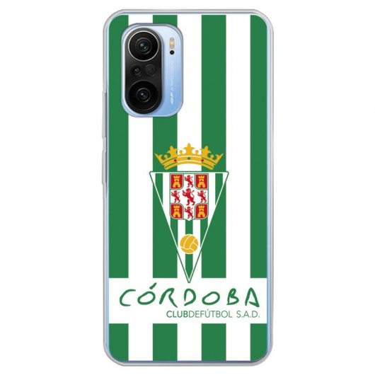 Funda del Córdoba Escudo Fondo Rayas Licencia Oficial Córdoba CF para Xiaomi Mi 11i
