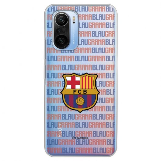 Funda del Barcelona Escudo Fondo Blaugran Licencia Oficial FC Barcelona para Xiaomi Mi 11i