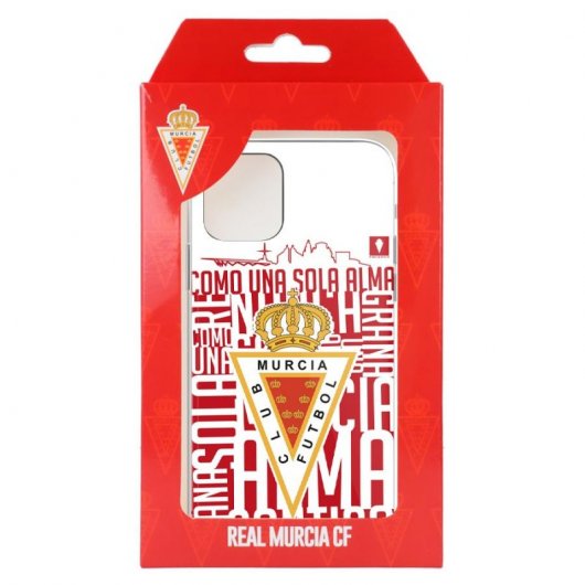 Funda del Real Murcia Escudo Fondo Blanco Licencia Oficial Real Murcia para Xiaomi Mi 11i