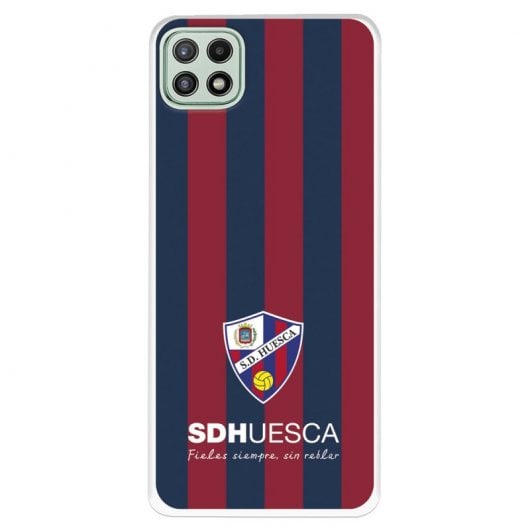 Funda del Huesca Bandas Rojas y Azules Licencia Oficial SD Huesca para Samsung Galaxy A22 5G