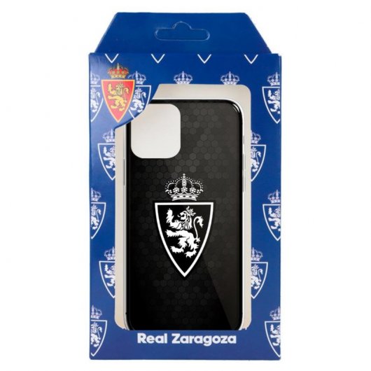 Funda del Zaragoza Fondo Negro Licencia Oficial Real Zaragoza para Samsung Galaxy A22 5G