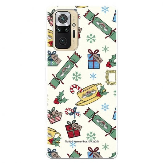 Funda Oficial de Disney Friends Iconos Navideños Clásicos Disney para Xiaomi Redmi Note 10 Pro