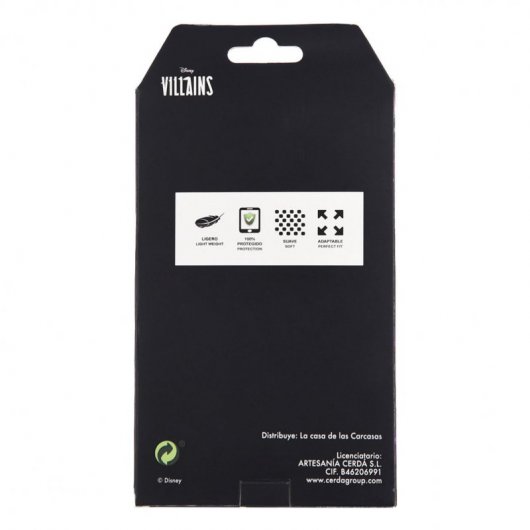 Funda Oficial de Disney Úrsula Fondo Flotsam y Jetsam Villanas Disney para Xiaomi Redmi Note 10 Pro