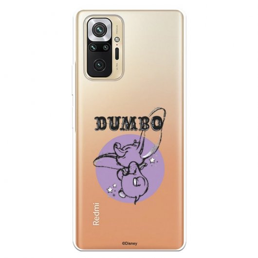 Funda Oficial de Disney Dumbo Purple Icon Dumbo para Xiaomi Redmi Note 10 Pro