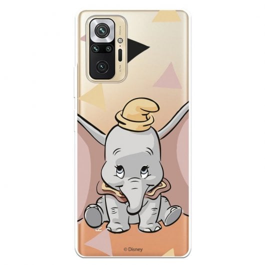 Funda Oficial de Disney Dumbo Silueta Transparente Dumbo para Xiaomi Redmi Note 10 Pro