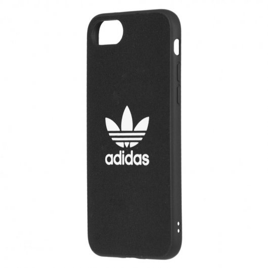 Funda Tela Adidas Oficial Logo Negra Edición Limitada para iPhone SE