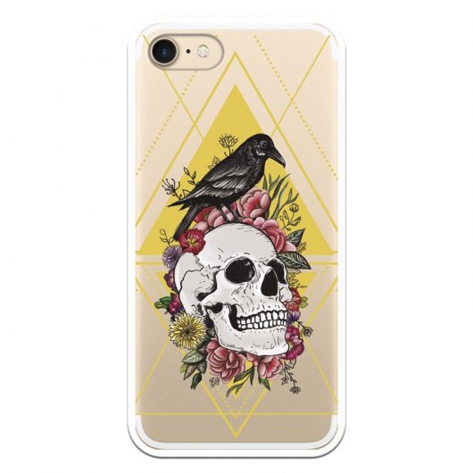 Funda Calavera Cuervo para iPhone 7