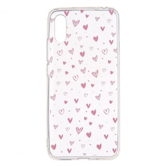 Funda Dibujo Corazones para Xiaomi Redmi 9A