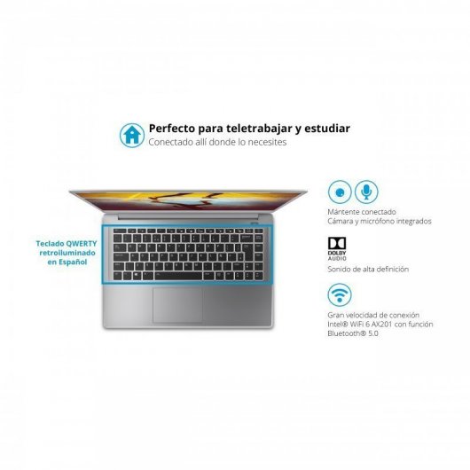 Medion Akoya S15449-MD62126 Intel Core i5-1135G7/8GB/256GB SSD/15.6"