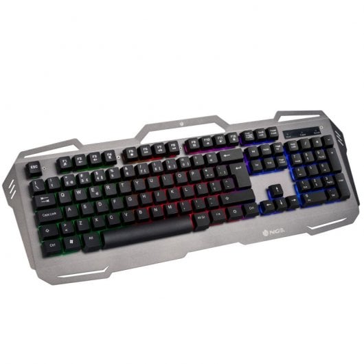 NGS GBX-1500, QWERTY, PT clavier Souris incluse USB Portuguais Gris