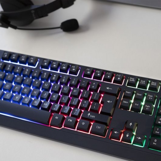 Tastiera da gioco NGS GKX-300 RGB nera PT