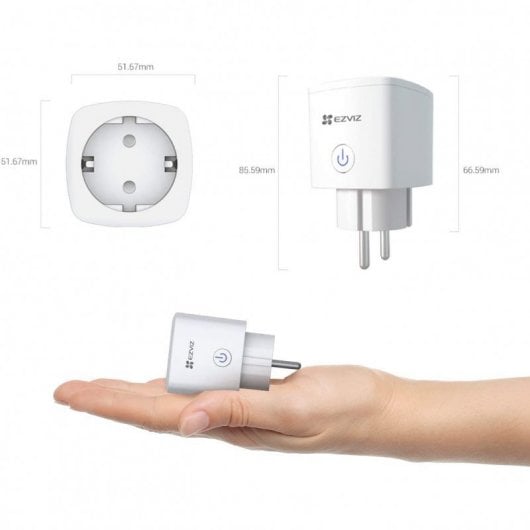 Ezviz Pack 3x T30 Enchufe Inteligente WiFi