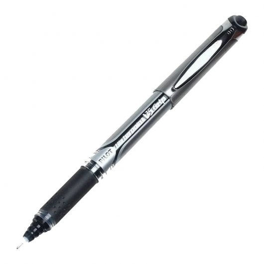 Pilot V-5 Grip Caja 12 Bolígrafos Tinta Líquida 0.5mm Negro