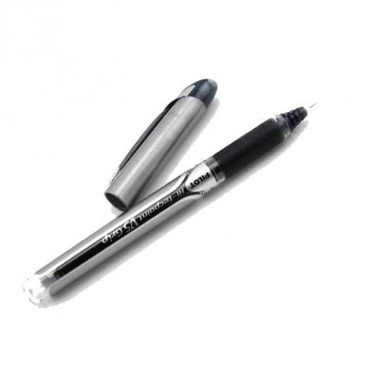Pilot V-5 Grip Caja 12 Bolígrafos Tinta Líquida 0.5mm Negro
