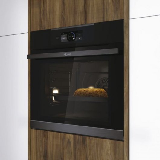 Haier HWO60SM5T9BH Horno Pirolítico 70L Negro