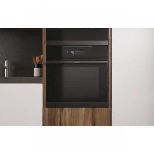 Haier HWO60SM5T9BH Horno Pirolítico 70L Negro