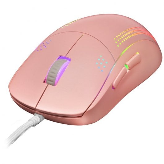 Mars Gaming MMPROP Ratón Gaming RGB 32000 DPI Rosa